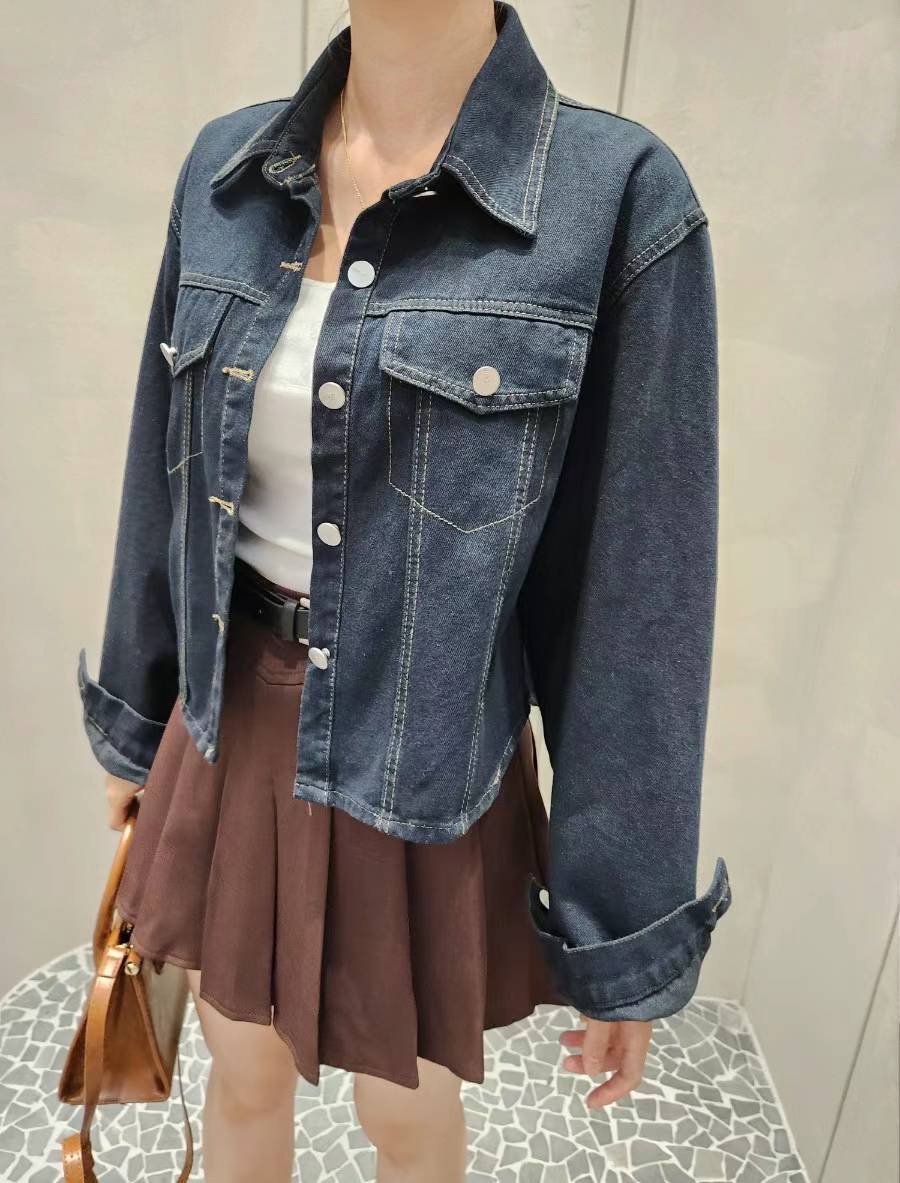 LULULALLA韓國直郵女裝新品人氣真品熱賣休閑24秋冬推薦夾克LULULALLA夾克圖色1