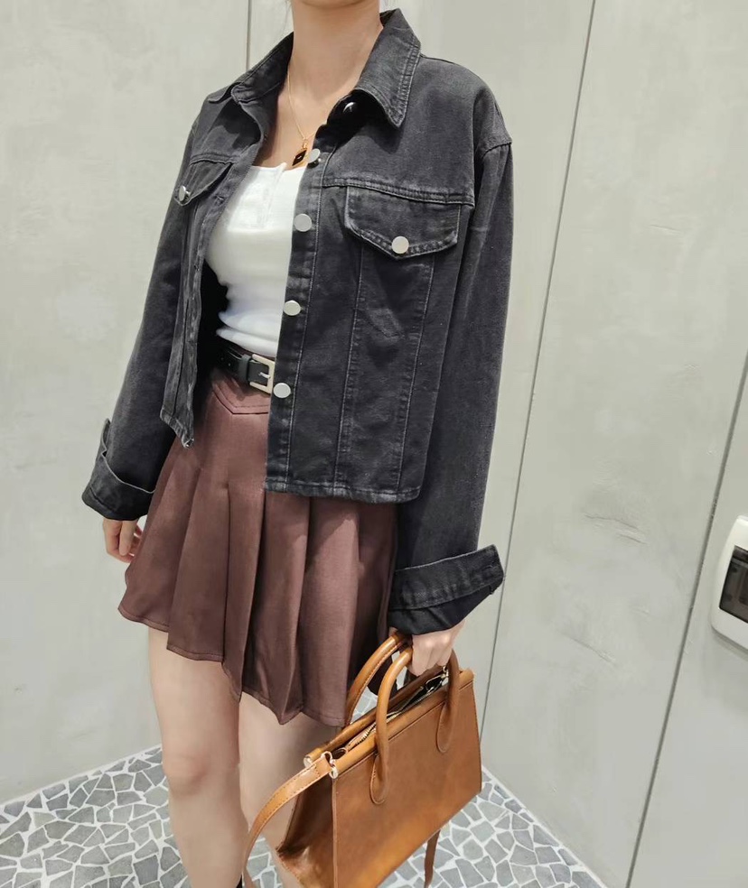 LULULALLA韓國直郵女裝新品人氣真品熱賣休閑24秋冬推薦夾克LULULALLA夾克圖色2