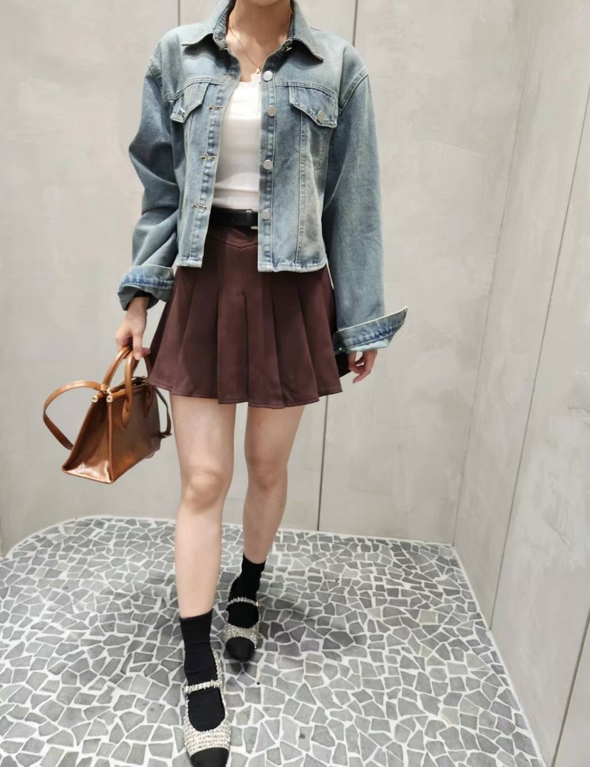 LULULALLA韓國直郵女裝新品人氣真品熱賣休閑24秋冬推薦夾克LULULALLA夾克圖色3