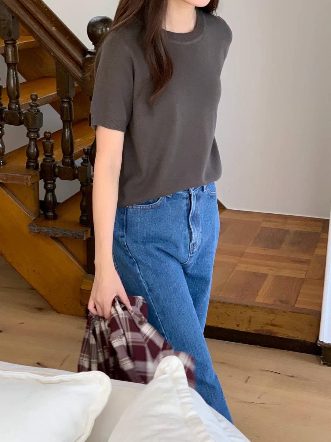 ONEMORETHING韓國直郵東大門實拍女裝新品真品推薦24秋冬T恤ONEMORETHINGT恤