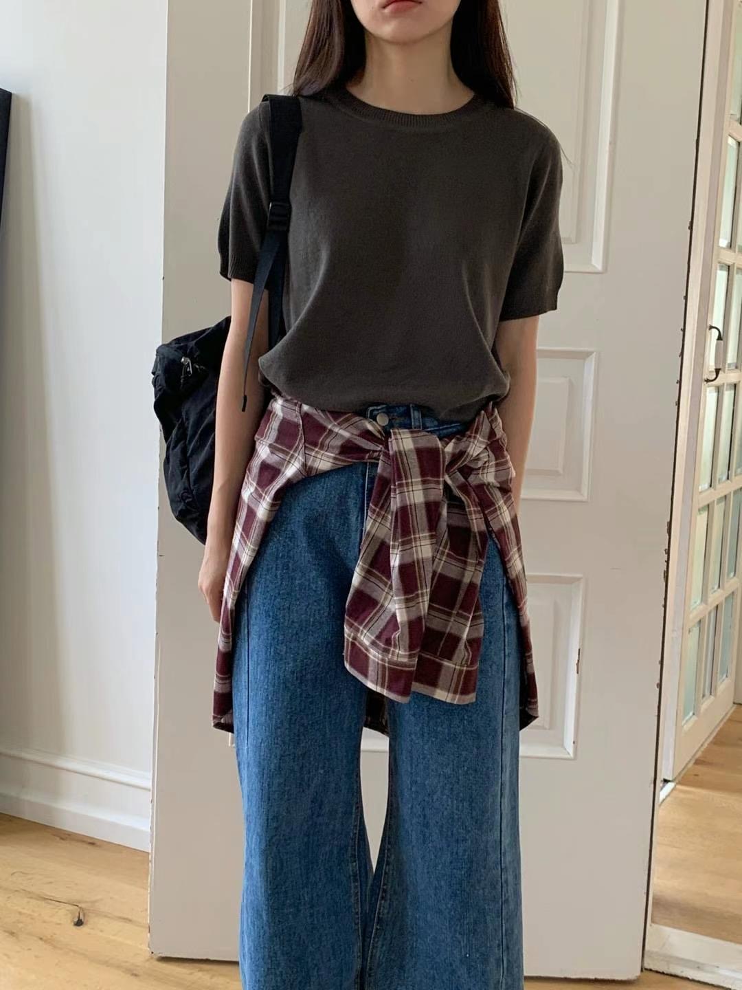 ONEMORETHING韓國直郵東大門實拍女裝新品真品推薦24秋冬T恤ONEMORETHINGT恤圖色4