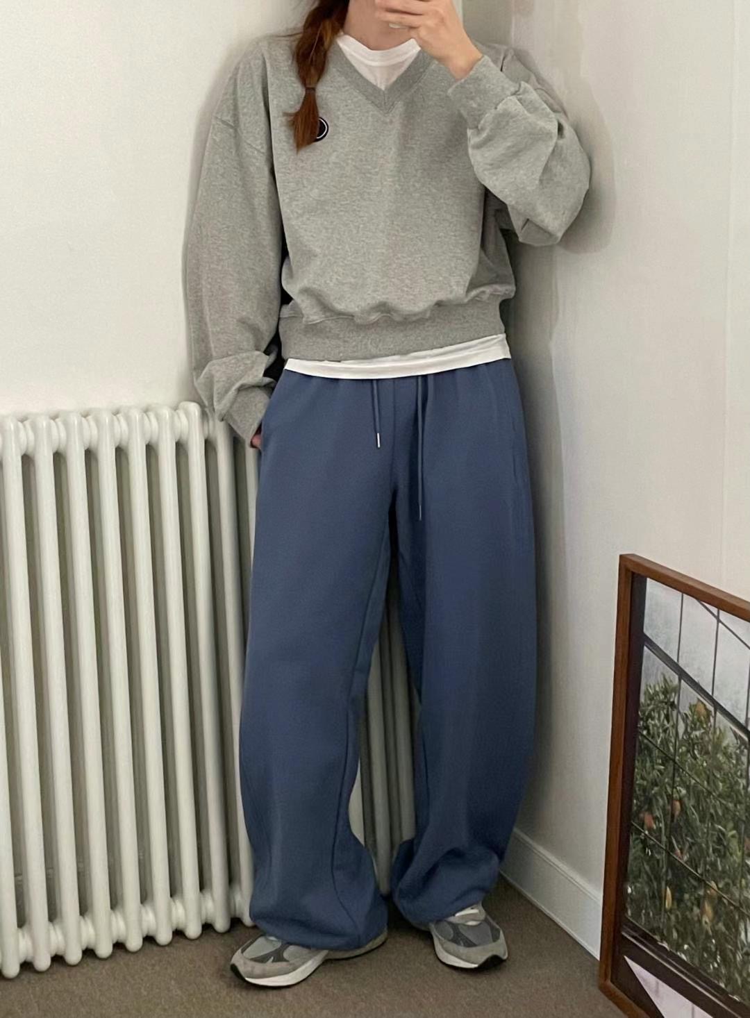 ONEMORETHING韓國直郵東大門代購女裝新款職業真品24秋冬休閑褲ONEMORETHING休閑褲