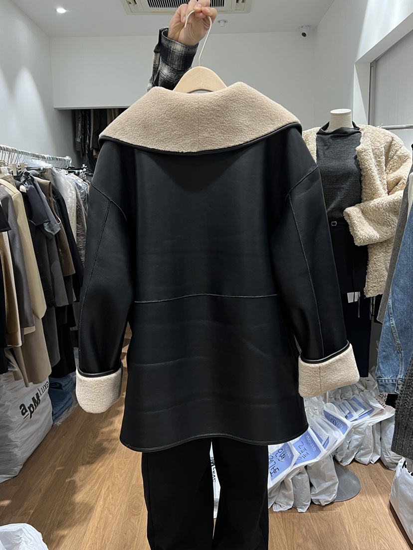 DOUZE直郵韓國代購女裝新品熱賣真品人氣休閑推薦時尚職業皮衣DOUZE皮衣