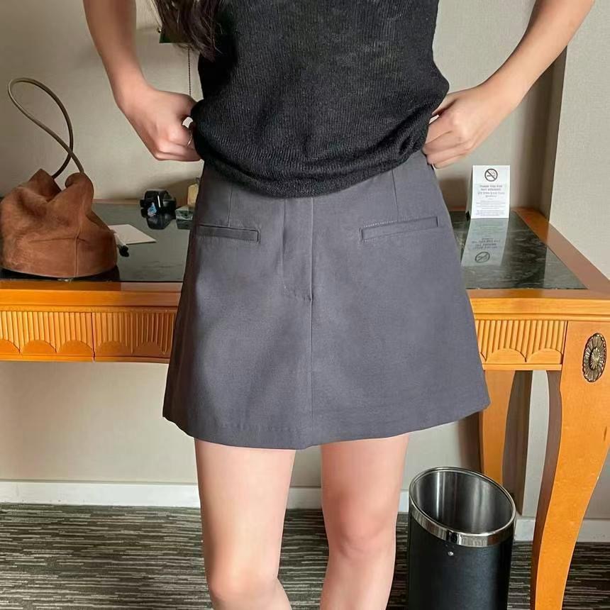 ONEMORETHING韓國直郵東大門代購女裝新款真品時尚職業短裙ONEMORETHING短裙