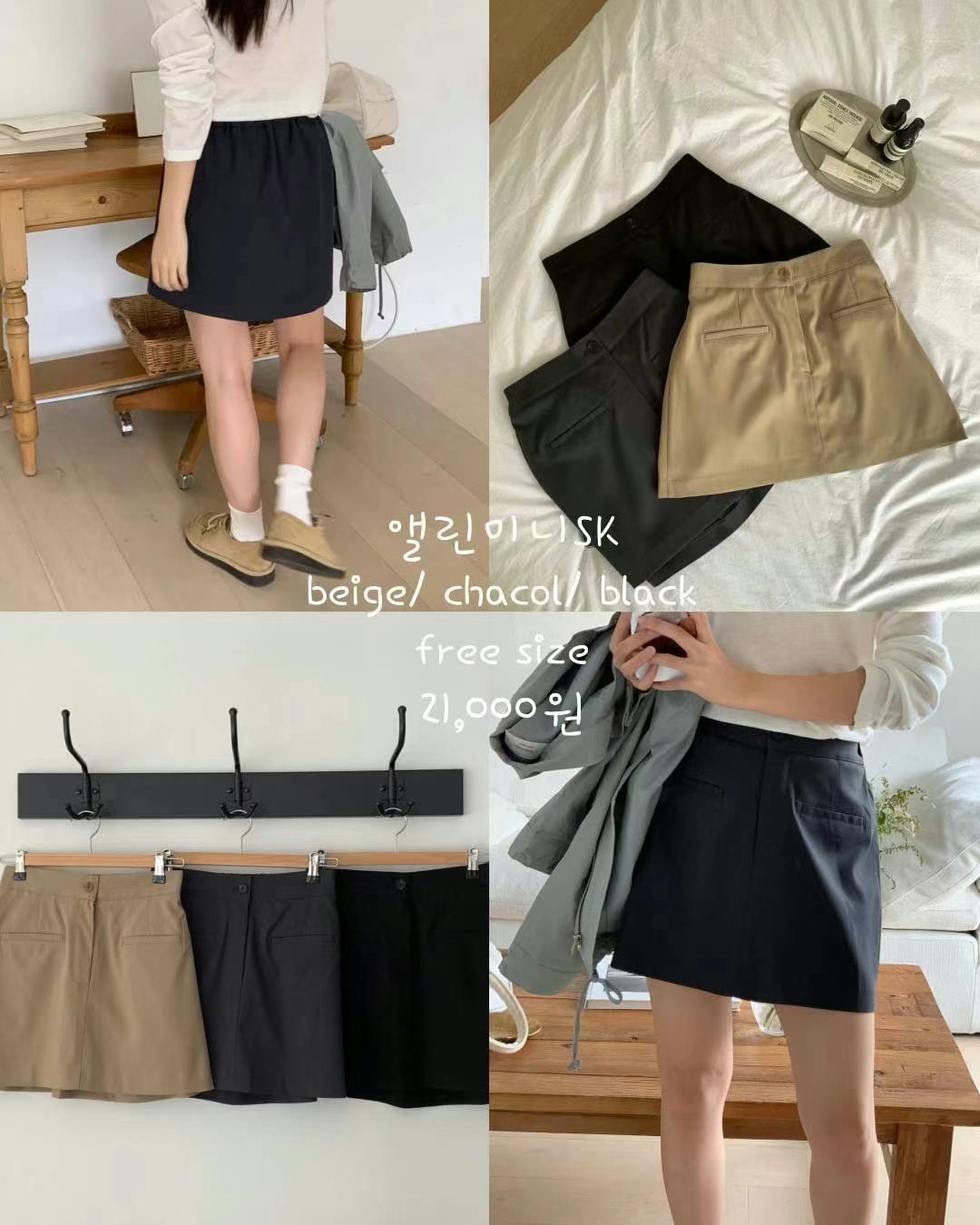 ONEMORETHING韓國直郵東大門代購女裝新款真品時尚職業短裙ONEMORETHING短裙