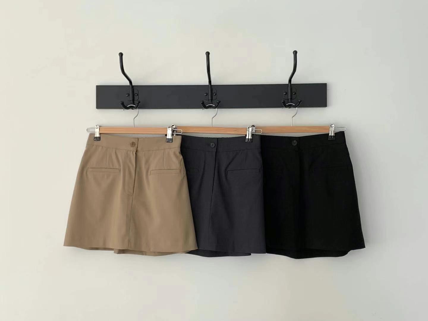 ONEMORETHING韓國直郵東大門代購女裝新款真品時尚職業短裙ONEMORETHING短裙圖色3左三色