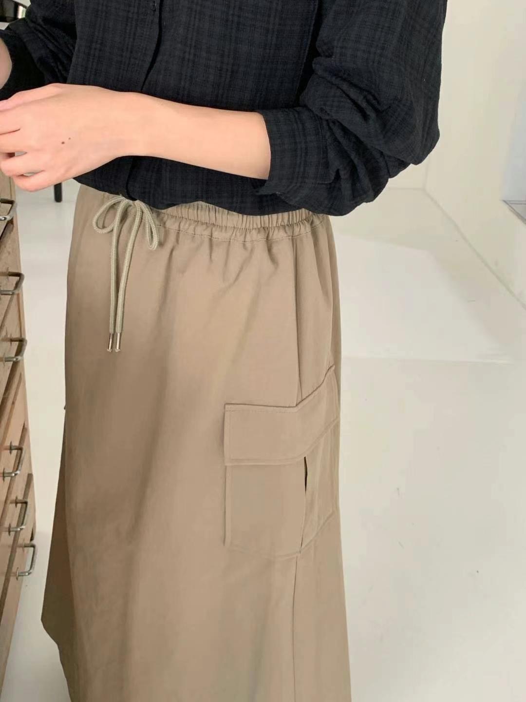 ONEMORETHING韓國直郵東大門實拍女裝新品休閑真品人氣長裙ONEMORETHING長裙