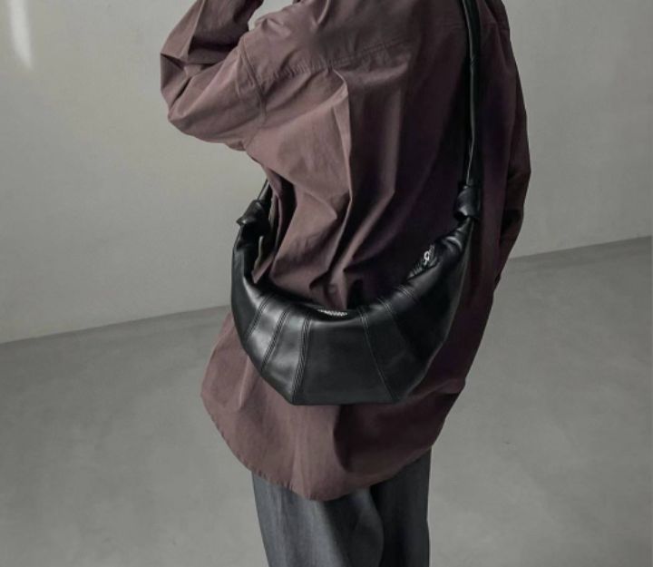 X韓國直郵女裝新品休閑時尚職業真品24秋冬熱賣單肩斜跨包BAKHA-Q單肩/斜跨包
