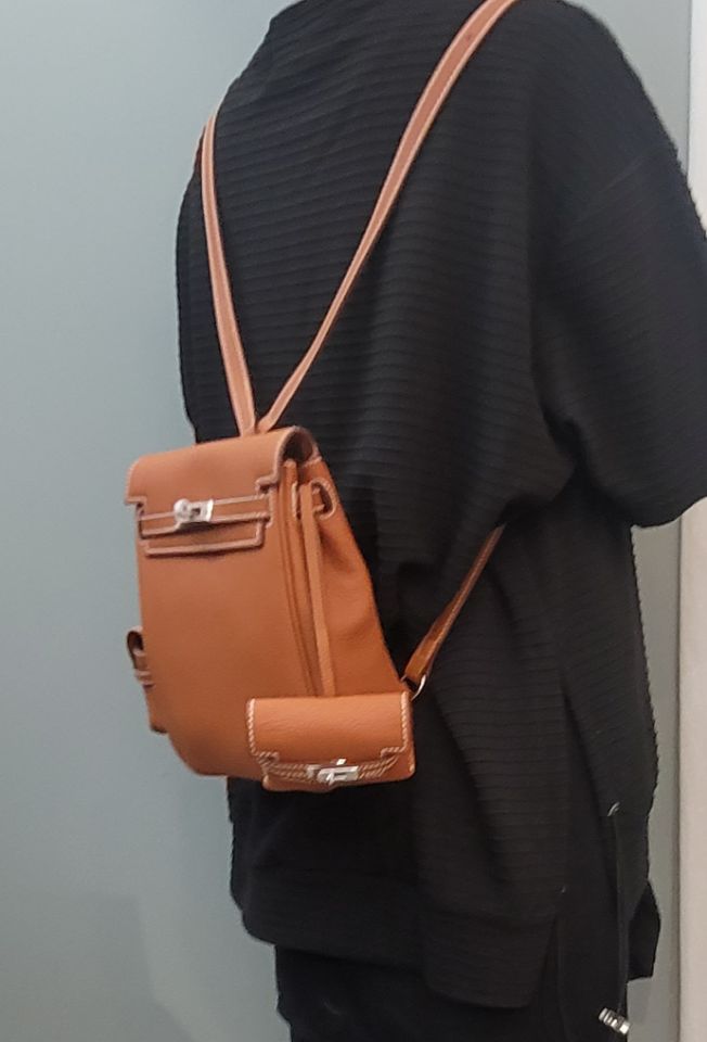 X韓國直郵女裝新款真品人氣休閑職業時尚熱賣24秋冬雙肩背包BAKHA-Q雙肩背包