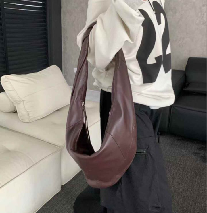 X韓國直郵東大門代購女裝新品人氣24秋冬職業推薦單肩斜跨包BAKHA-Q單肩/斜跨包