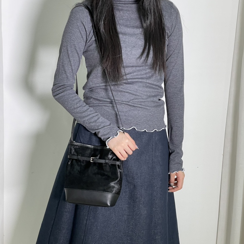 J PLACE直郵韓國代購女裝新款時尚推薦真品單肩斜跨包腰帶J PLACE單肩/斜跨包
