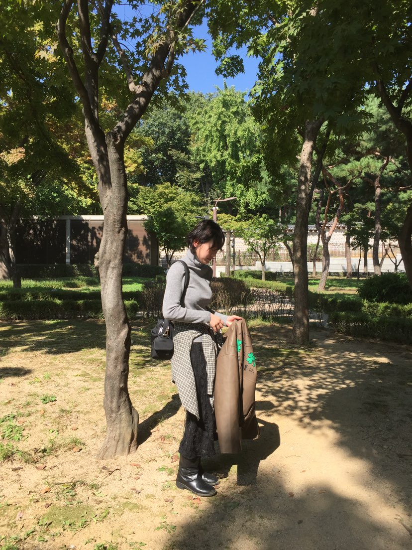 ARCHIVE-P韓國直郵東大門實拍女裝新款人氣針織衫羊毛羅紋ARCHIVE-P針織衫