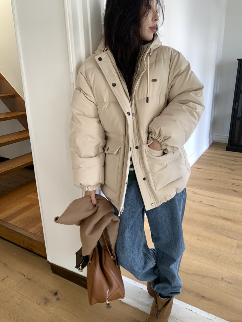 CEDARWOOD韓國直郵東大門代購女裝新款休閑熱賣短款羽絨服填充CEDARWOOD短款羽絨服