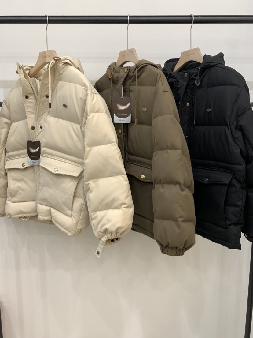 CEDARWOOD韓國直郵東大門代購女裝新款休閑熱賣短款羽絨服填充CEDARWOOD短款羽絨服