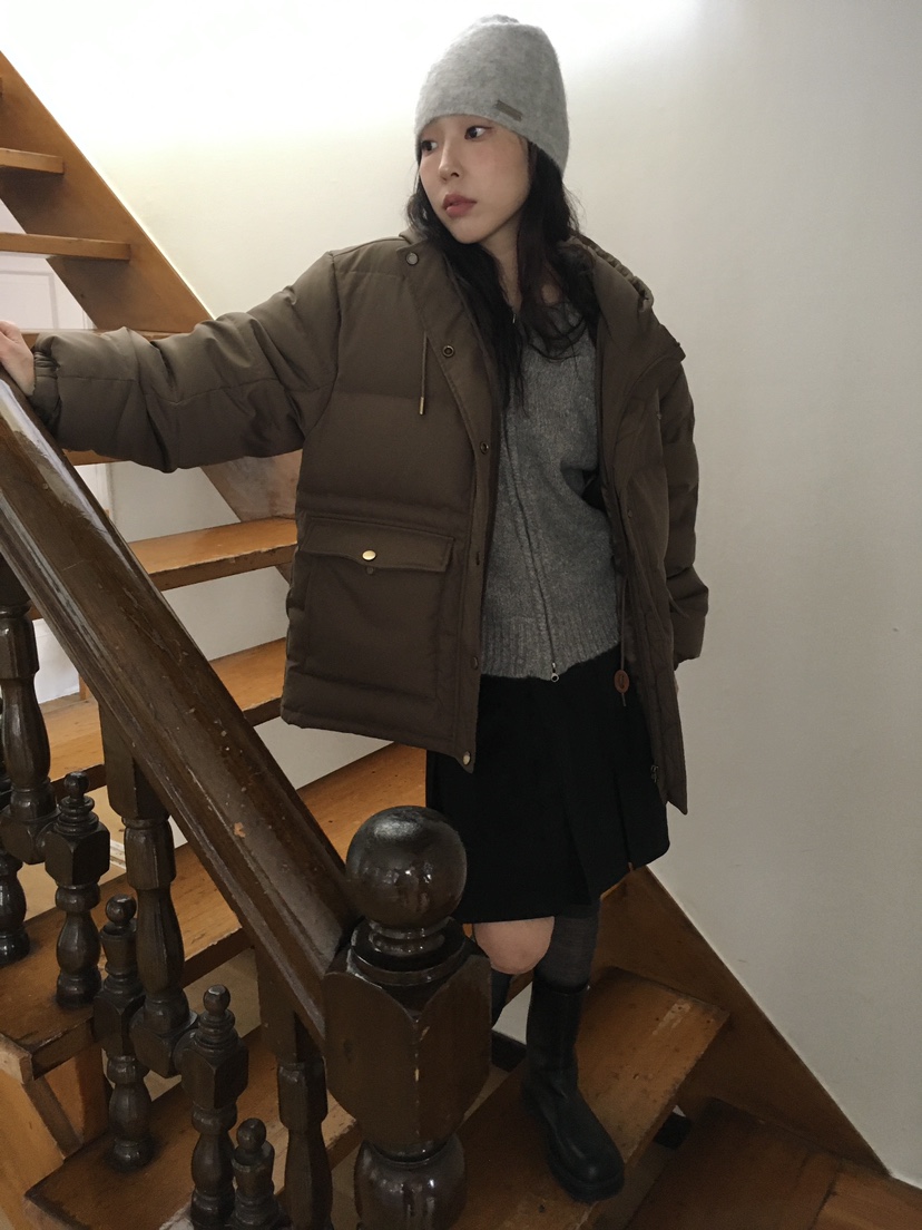 CEDARWOOD韓國直郵東大門代購女裝新款休閑熱賣短款羽絨服填充CEDARWOOD短款羽絨服