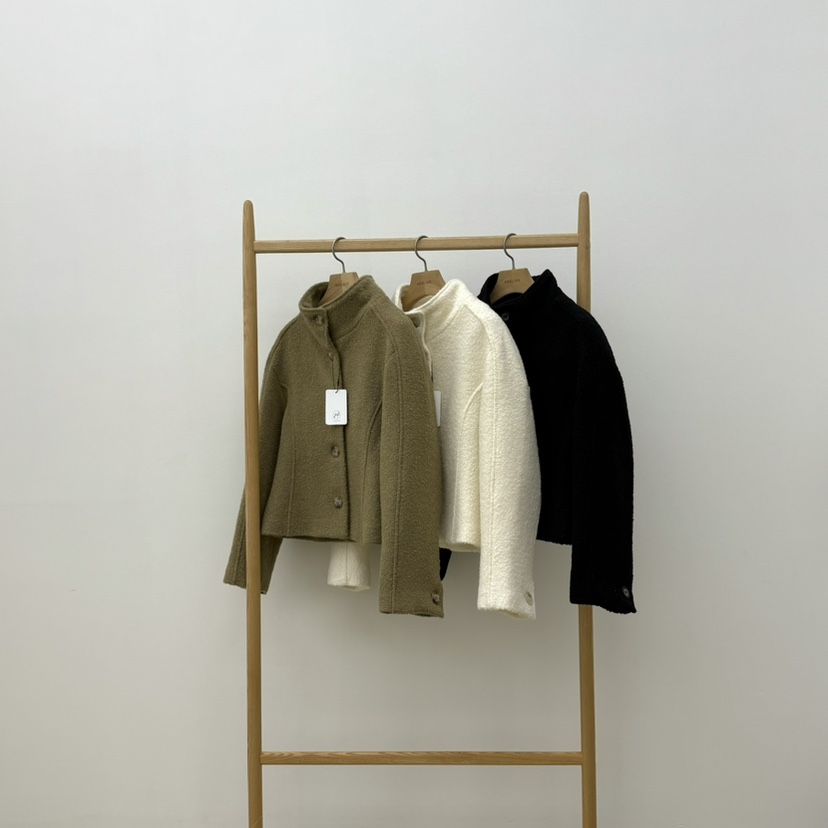 ADELINE韓國直郵東大門實拍女裝新品推薦人氣真品熱賣夾克高領ADELINE夾克