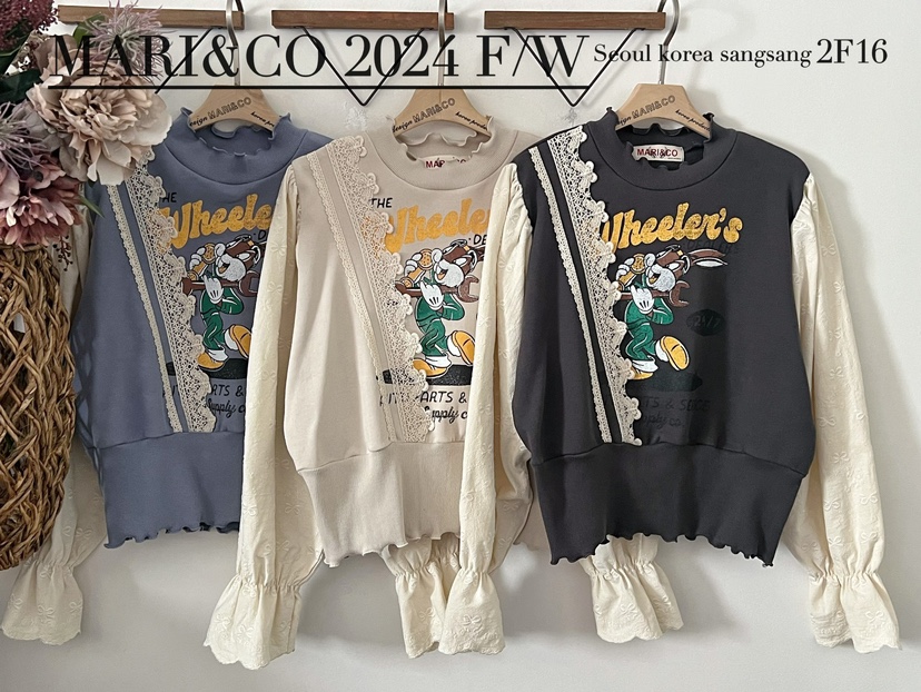 MARI CO直郵韓國代購女裝新品人氣推薦時尚休閑職業24秋冬衛衣ARANCIA衛衣