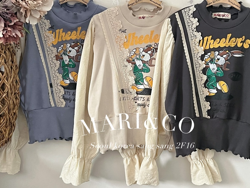 MARI CO直郵韓國代購女裝新品人氣推薦時尚休閑職業24秋冬衛衣ARANCIA衛衣