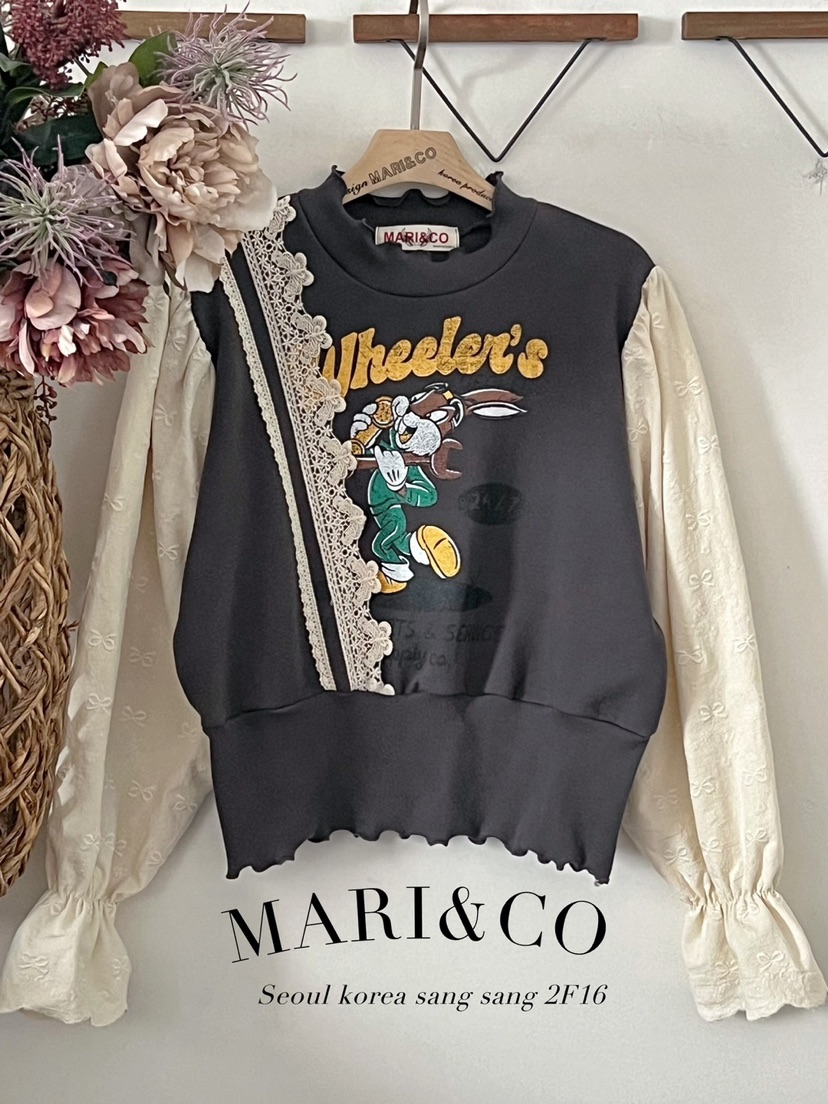 MARI CO直郵韓國代購女裝新品人氣推薦時尚休閑職業24秋冬衛衣ARANCIA衛衣圖色3