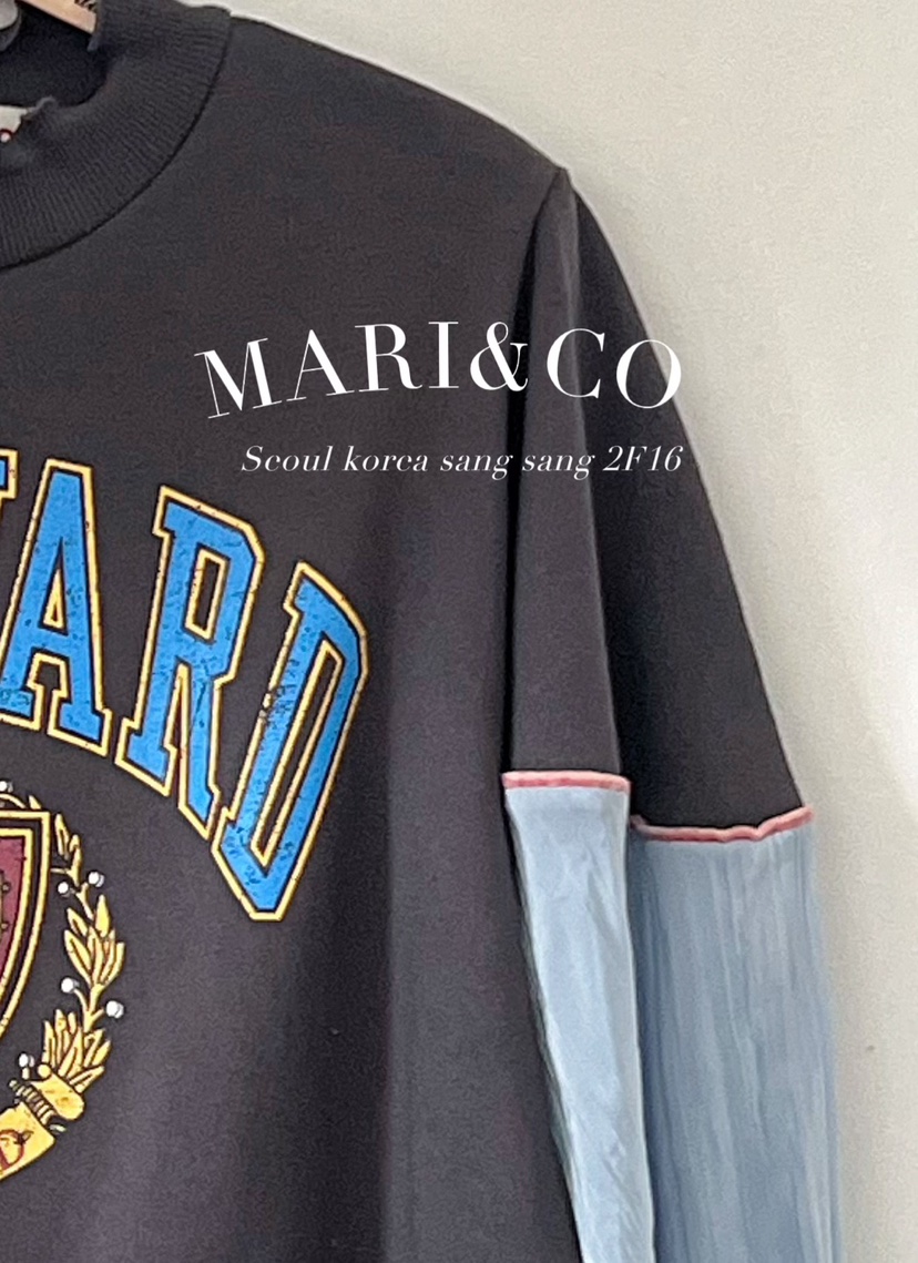 MARI CO韓國直郵女裝新款熱賣人氣休閑推薦24秋冬職業衛衣ARANCIA衛衣