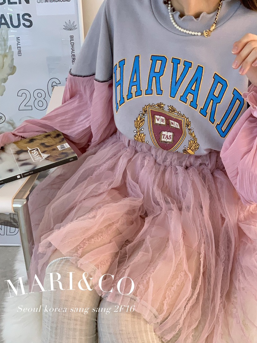 MARI CO韓國直郵女裝新款熱賣人氣休閑推薦24秋冬職業衛衣ARANCIA衛衣
