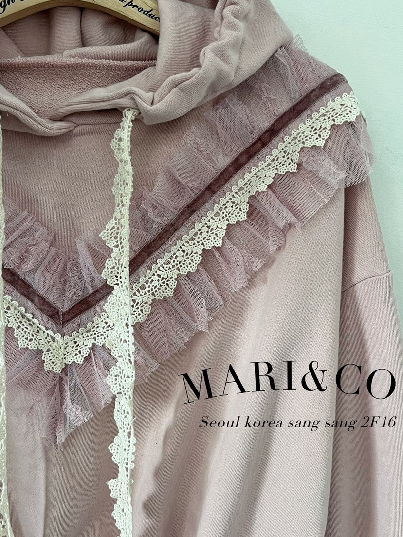 MARI CO韓國直郵東大門實拍女裝新品真品24秋冬休閑衛衣ARANCIA衛衣