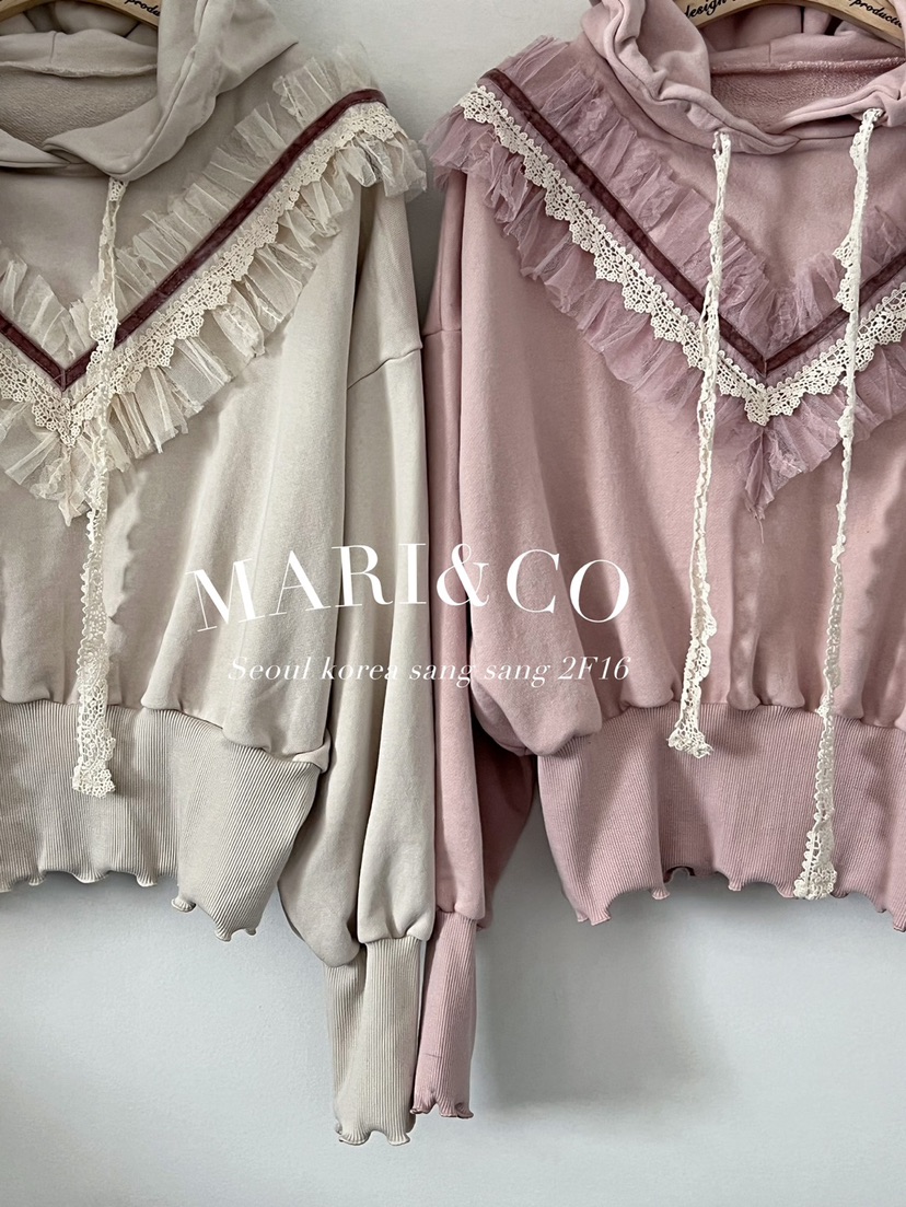 MARI CO韓國直郵東大門實拍女裝新品真品24秋冬休閑衛衣ARANCIA衛衣