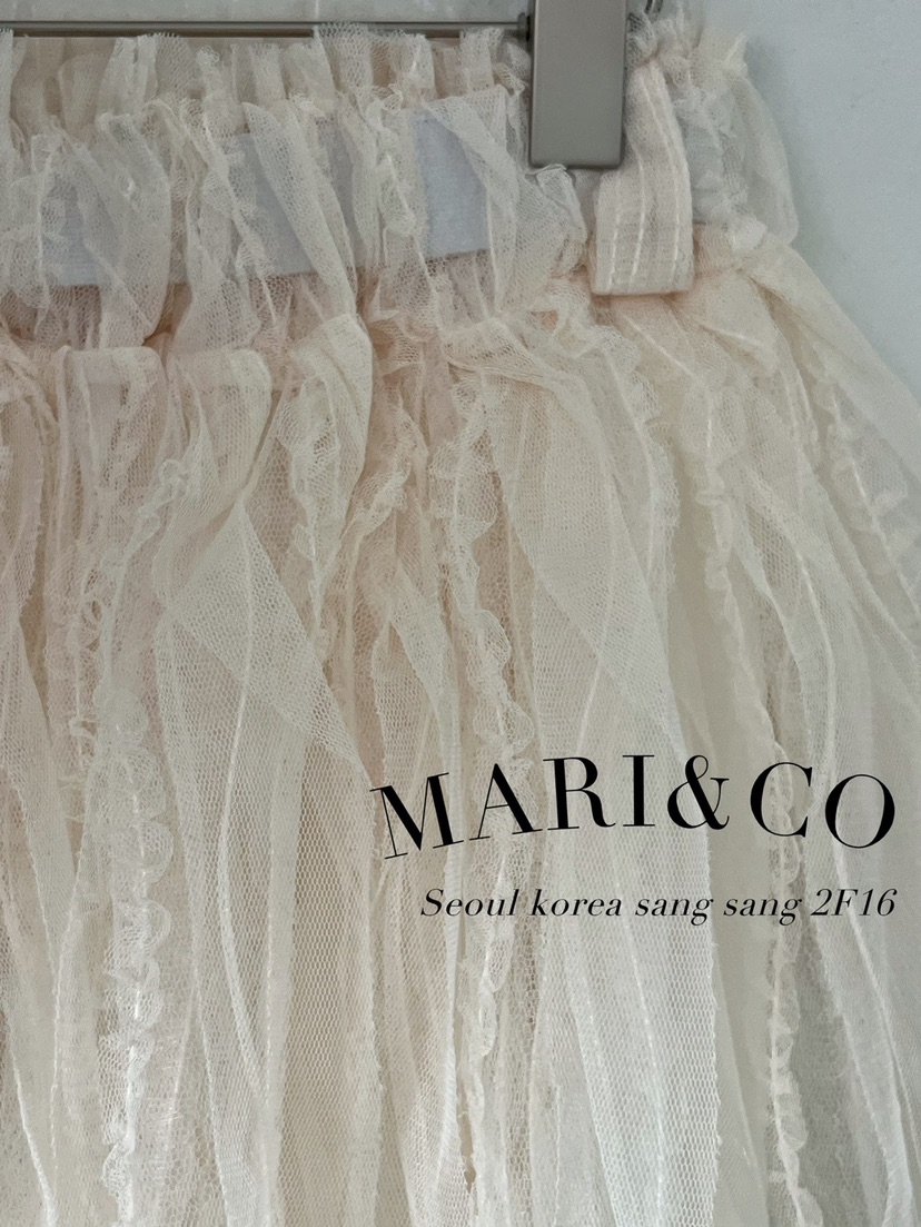 MARI CO韓國直郵女裝新品真品休閑職業熱賣24秋冬半身裙中短裙ARANCIA半身裙/中短裙