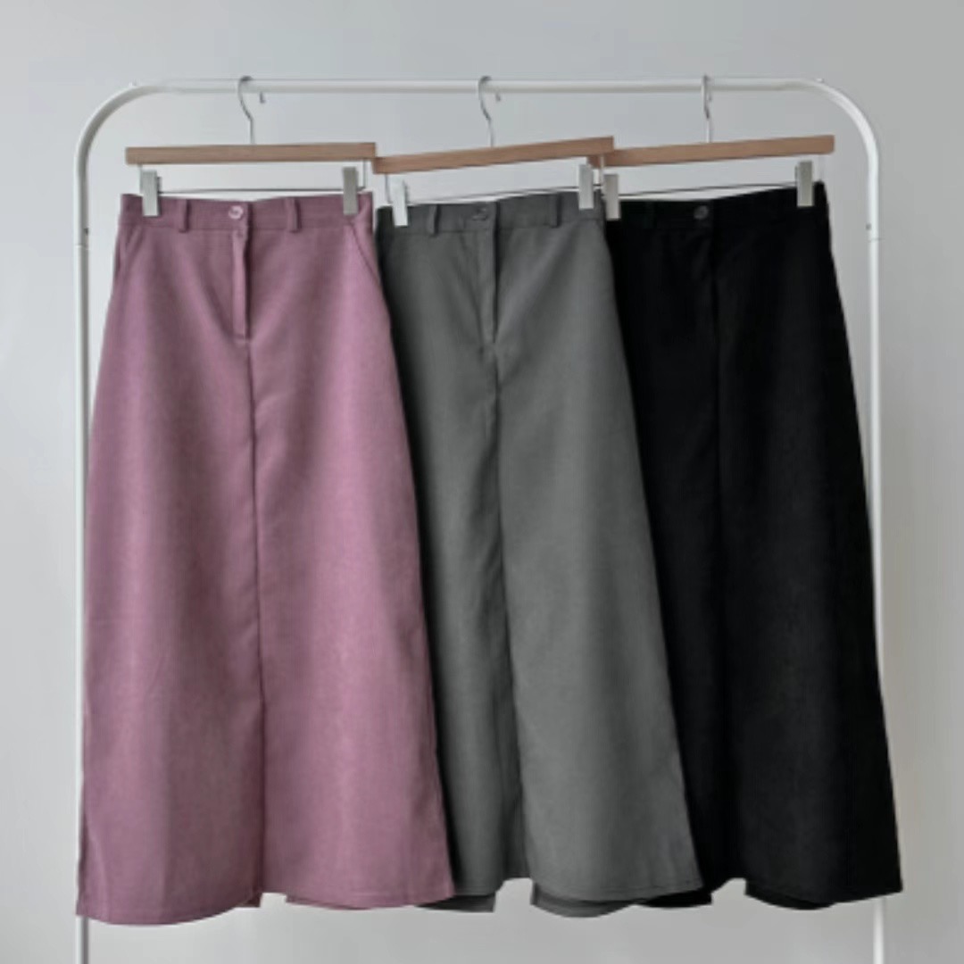 TURNS韓國直郵女裝新品職業人氣推薦真品24秋冬休閑時尚長裙TURNS長裙圖色3左三色