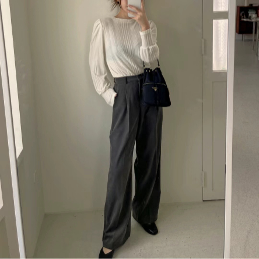 TURNS韓國直郵東大門實拍女裝新款人氣職業24秋冬推薦休閑褲TURNS休閑褲