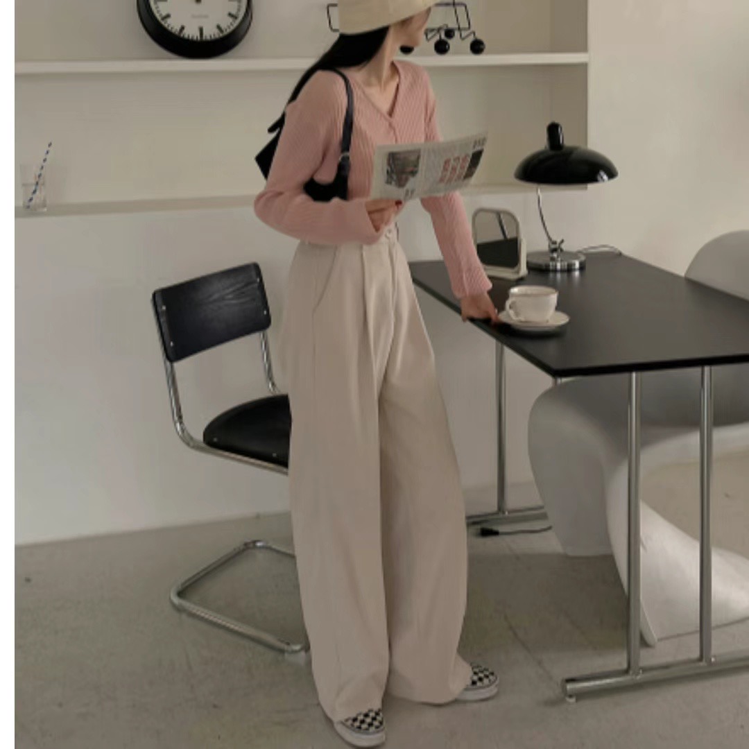 TURNS韓國直郵東大門實拍女裝新款人氣職業24秋冬推薦休閑褲TURNS休閑褲