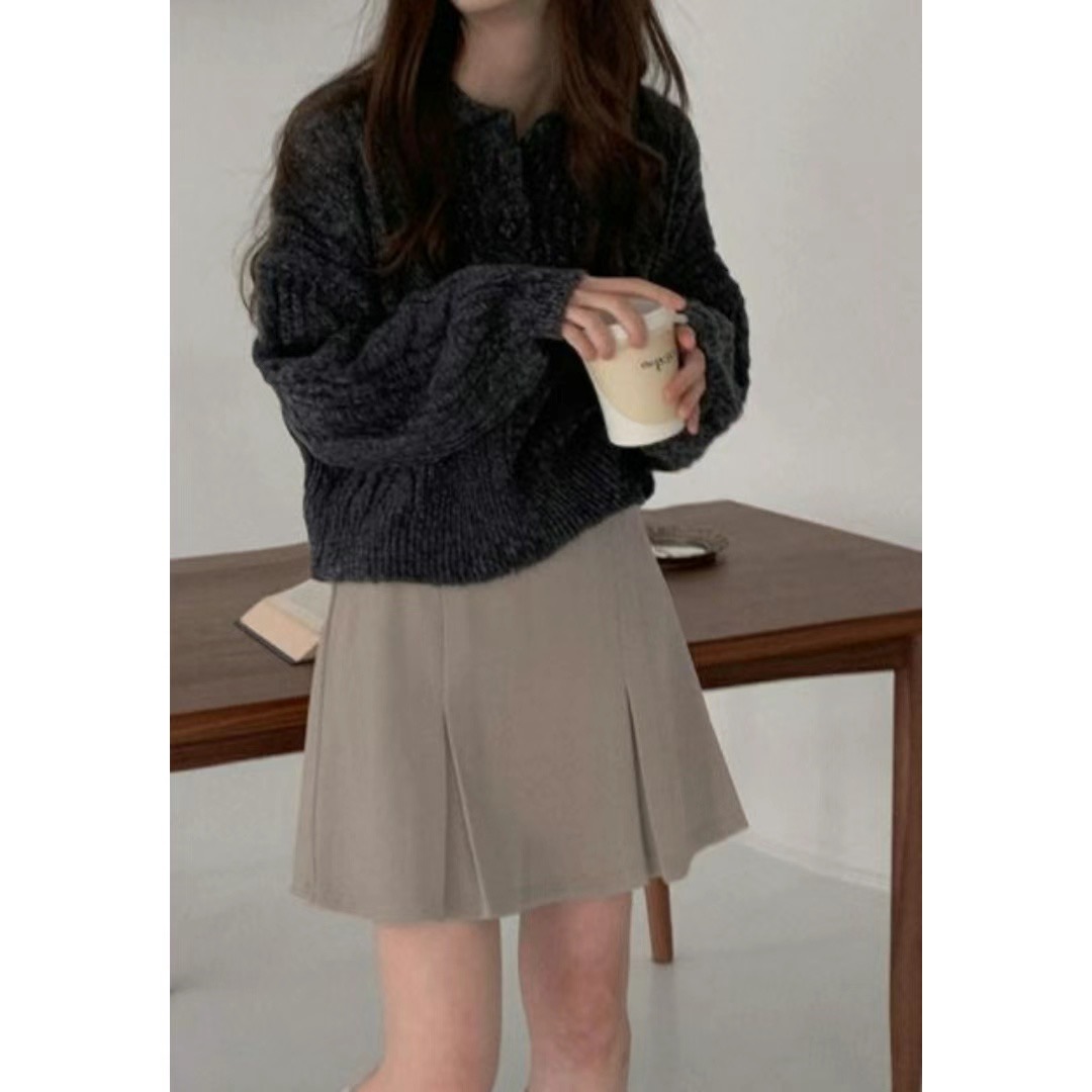 TURNS韓國直郵東大門實拍女裝新款24秋冬時尚熱賣推薦短裙TURNS短裙