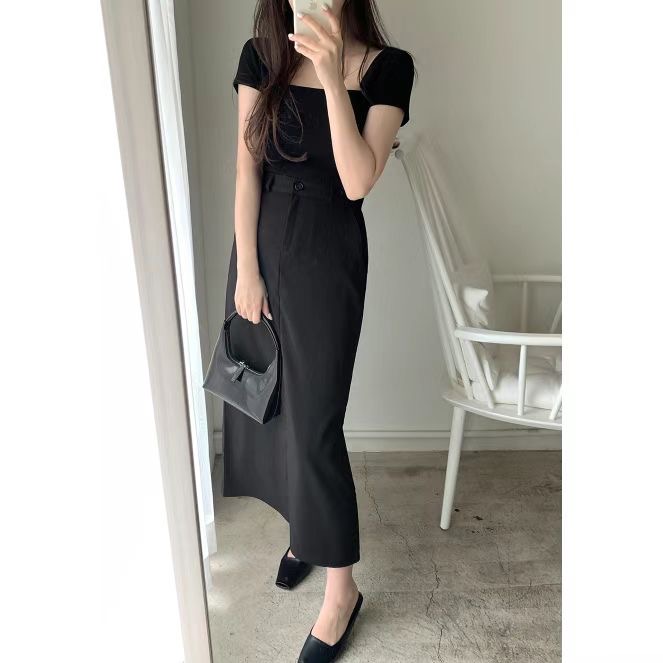 TURNS韓國直郵東大門代購女裝新品熱賣推薦休閑真品職業長裙TURNS長裙