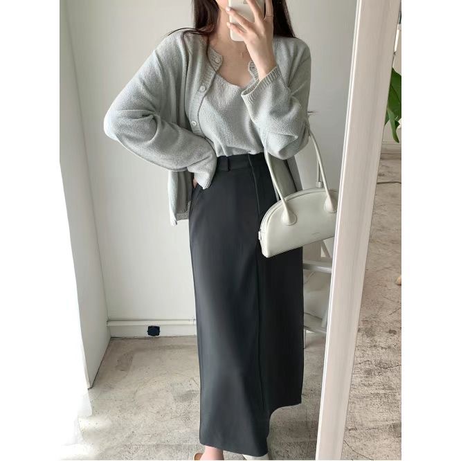 TURNS韓國直郵東大門代購女裝新品熱賣推薦休閑真品職業長裙TURNS長裙