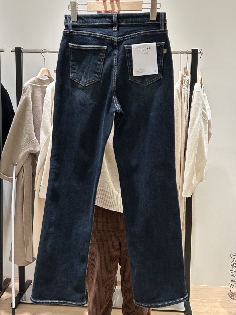 THE SAND/SAND BEIGE韓國直郵東大門代購女裝新品職業牛仔褲THE SAND/SAND BEIGE牛仔褲