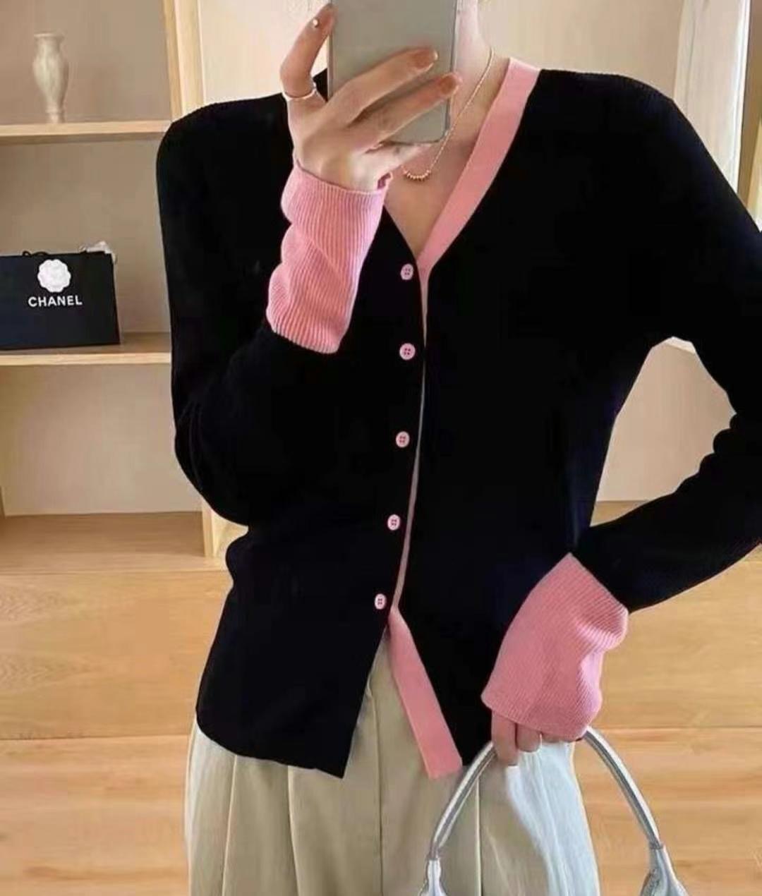 TOK-OT韓國直郵東大門實拍女裝新品職業休閑時尚針織衫開衫TOK-OT針織衫圖色2