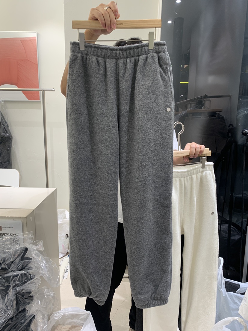 MEMO CLASSIC韓國直郵東大門實拍女裝新款休閑休閑褲羊駝毛MEMO CLASSIC休閑褲圖色2