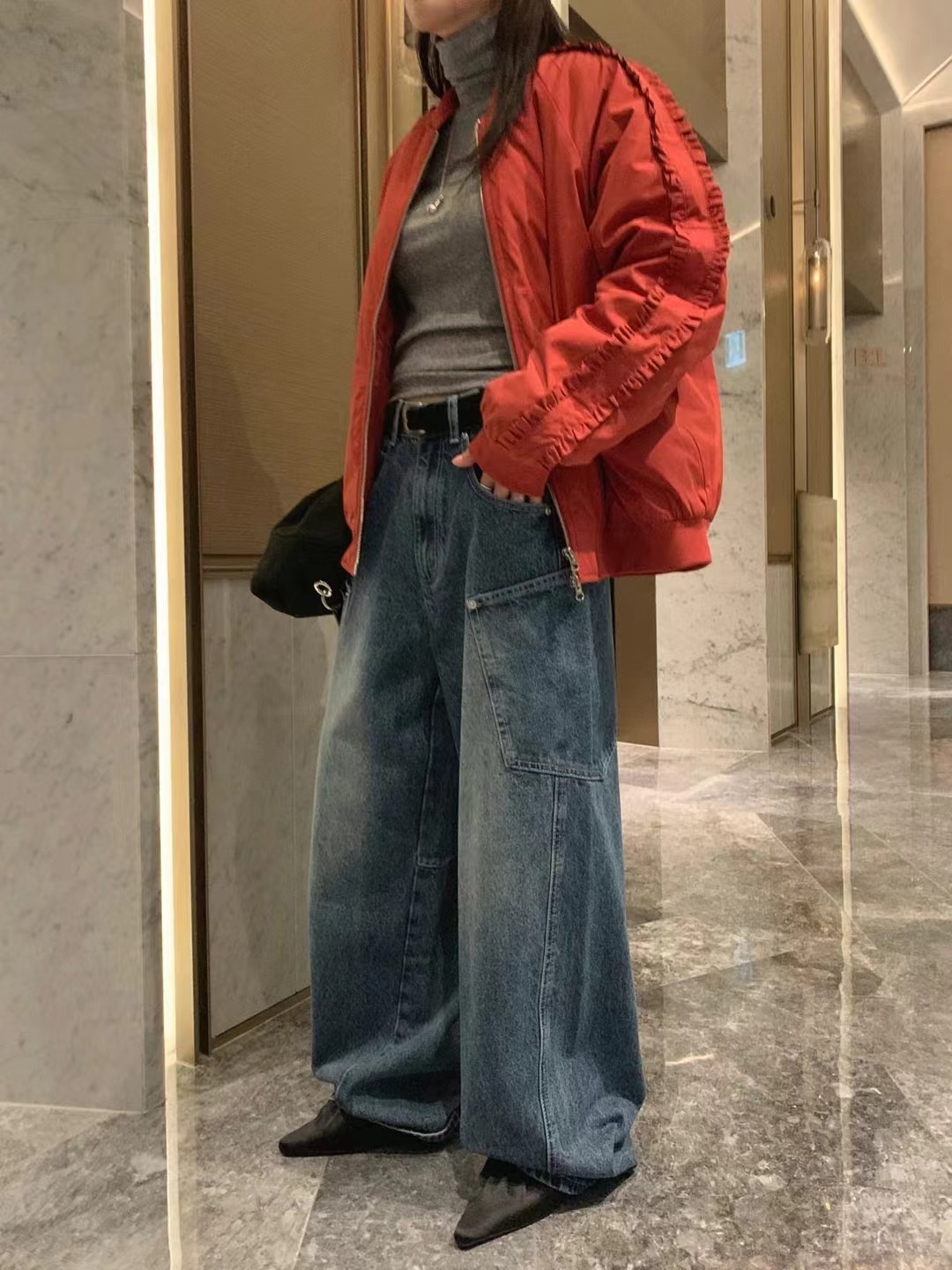 FORMAL韓國直郵女裝新款職業人氣真品熱賣休閑24秋冬牛仔褲FORMAL牛仔褲