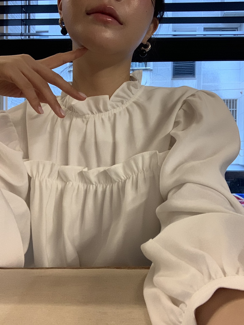 Silver韓國直郵女裝新款24秋冬推薦時尚休閑人氣襯衫蕾絲衫SILVER襯衫/蕾絲衫