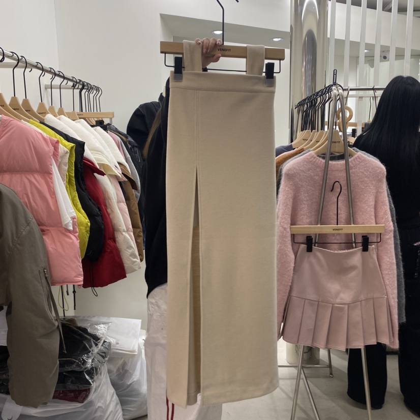VENEFIT/JENNIE韓國直郵東大門代購女裝新品休閑背帶褲羅紋VENEFIT/JENNIE背帶褲圖色2