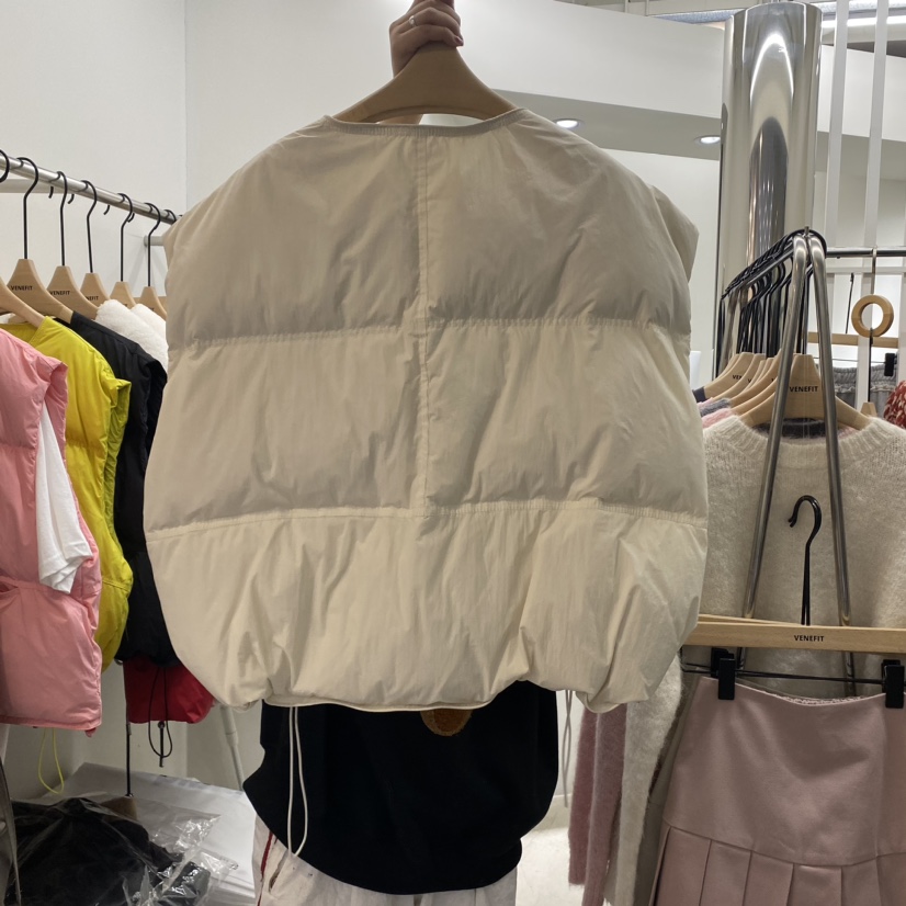 VENEFIT/JENNIE直郵韓國代購女裝新品職業人氣休閑馬甲填充VENEFIT/JENNIE馬甲