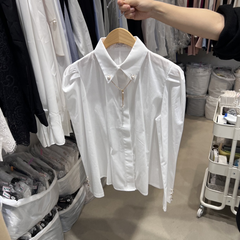 CHERISH-Q韓國直郵東大門實拍女裝新品休閑真品襯衫蕾絲衫CHERISH-Q襯衫/蕾絲衫