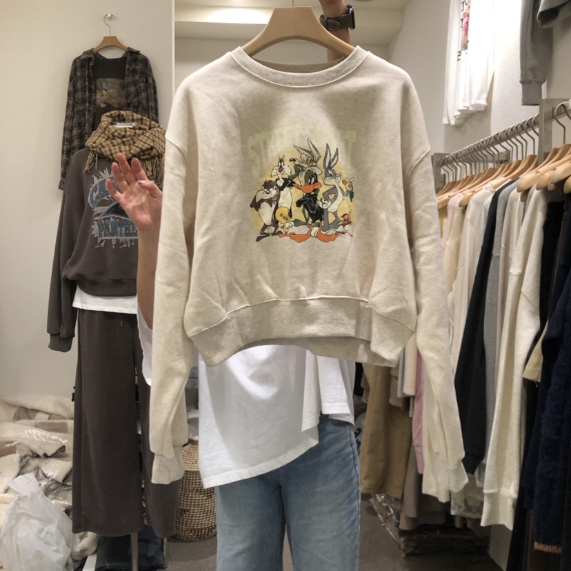 VILLABUTTON韓國直郵東大門代購女裝新款推薦休閑職業熱賣衛衣VILLABUTTON衛衣圖色3