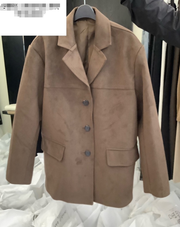 MOANI韓國直郵東大門實拍女裝新品真品休閑人氣時尚夾克絨面革MOANI夾克