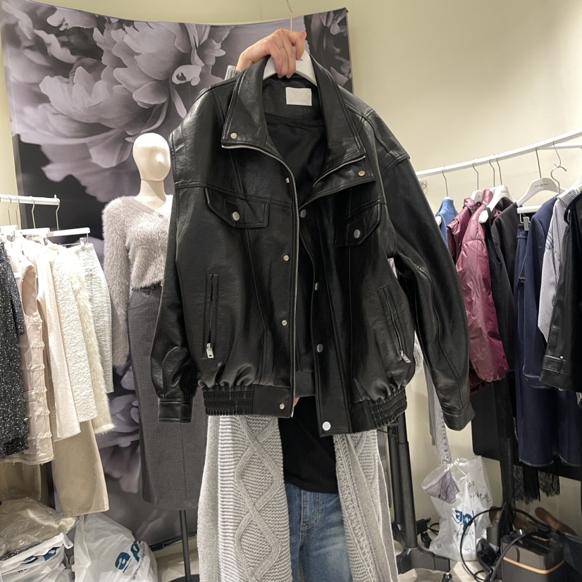 DARK BEIGE韓國直郵東大門實拍女裝新款職業人氣24秋冬夾克DARK BEIGE夾克圖色2