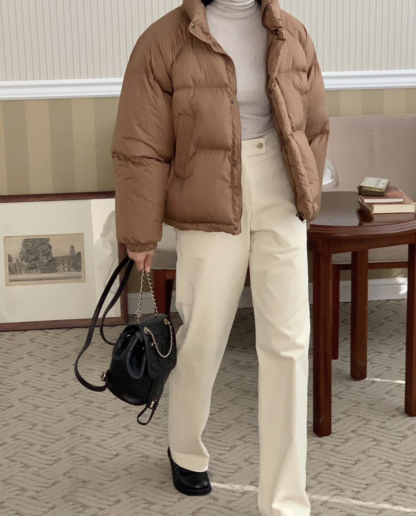 UNCOVER韓國直郵女裝新款人氣24秋冬推薦真品時尚短款棉服UNCOVER短款棉服