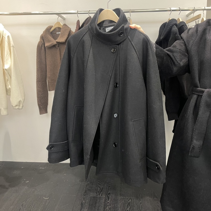 TAFFETA韓國直郵東大門代購女裝新品休閑24秋冬熱賣短款大衣TAFFETA短款大衣圖色2
