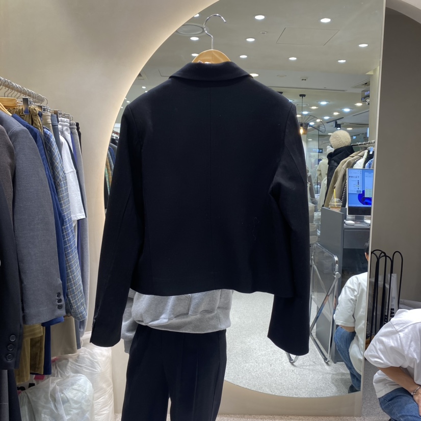 PARSLEY直郵韓國代購女裝新款人氣時尚24秋冬職業短款大衣Daze短款大衣