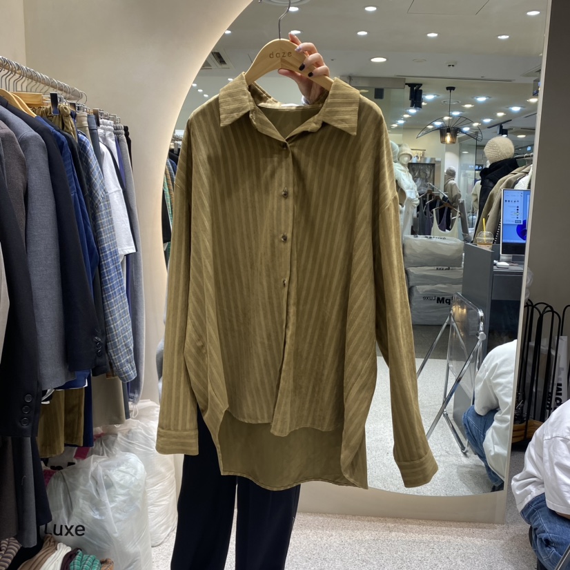PARSLEY韓國直郵東大門代購女裝新品職業24秋冬襯衫蕾絲衫Daze襯衫/蕾絲衫