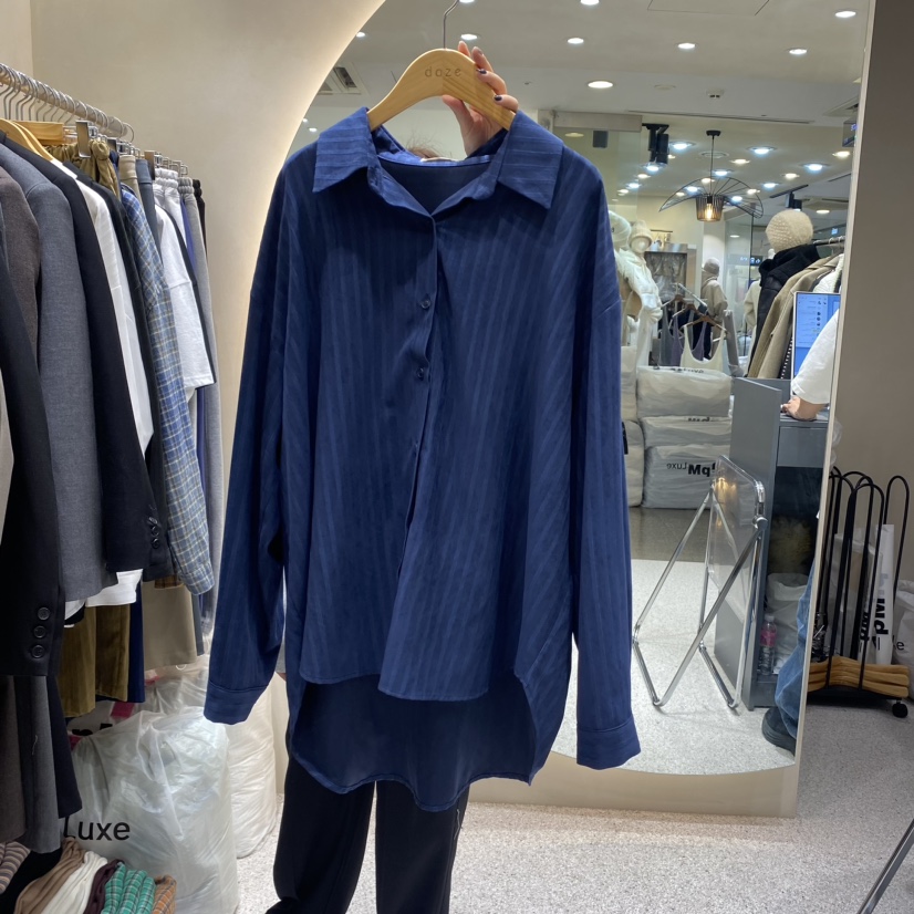 PARSLEY韓國直郵東大門代購女裝新品職業24秋冬襯衫蕾絲衫Daze襯衫/蕾絲衫圖色2